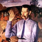 20. Григорьев Б.Д. Портрет Максима Горького. 1926 год.