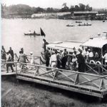 7. Пристань речного трамвая у Воробьевых гор Фотография 1934 года