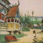 20. В.М. Васнецов. Иллюстрация кпьесе Островского «Снегурочка»