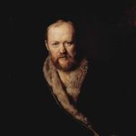 22. В.Г. Перов. Портрет Александра Николаевича Островского. 1871 год