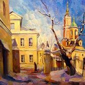 1. Герасимов В. Архангельский переулок. Современная картина