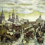 3. Васнецов А.М. У Мясницких ворот Белого города в XVII веке