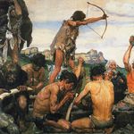 3. Каменный век. Деталь фриза, выполненного Виктором Васнецовым для Исторического музея