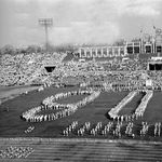 14. Празднование 800-летия Москвы на стадионе «Динамо». Фотогарфия 1947 года
