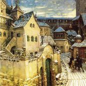 2. Васнецов А.М. Гонцы. Ранним утром в Кремле. Начало XVII века