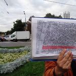 2. Экскурсовод Татьяна Воронцова показывает как Новый Арбат рубили «по живому», уничтожая историческую застройку