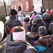 14. Подошли к стенам Высоко-Петровского монастыря. Это венец экскурсии