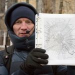 7. План «Большая Москва» инженера С.С. Шестакова 1925 года. Мимо общежития должно было проходить «Кузнецкое полукольцо»
