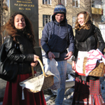 Самая главная часть церемонии - появление пирогов, которыми славится Замоскворечье